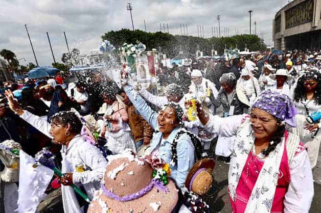 Emociónde los peregrinos