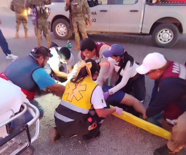 Fallece marino luego de un fuerte accidente