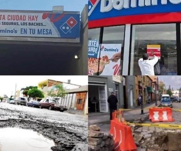 Exhibe baches y lo clausuran Exhibe baches y lo clausuran
