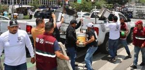 Comercio en vía pública es retirado en Buenavista por Alcaldía Cuauhtémoc