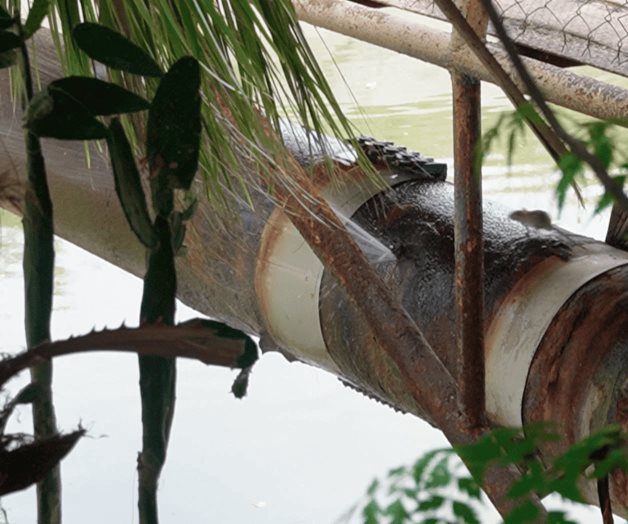 Y se pierde más agua en Privada Las Fuentes Y se pierde más agua en Privada Las Fuentes