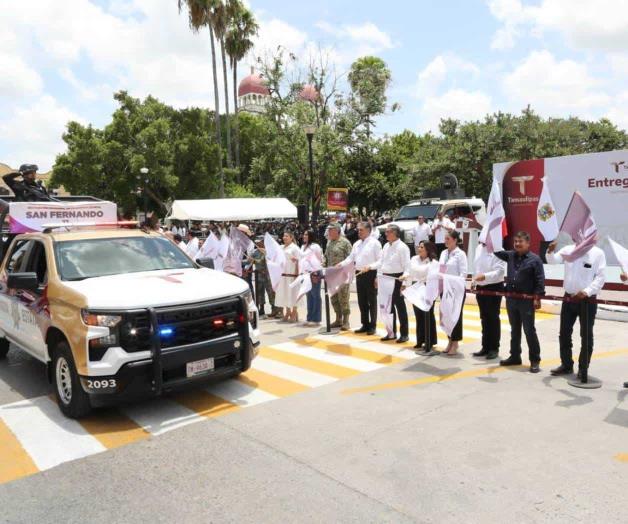 Entregan patrullas en San Fernando
