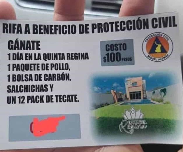 Realizan rifa a beneficio de PC y Bomberos Realizan rifa a beneficio de PC y Bomberos