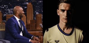 Jugadores del FC Barcelona visten camiseta especial de Kobe Bryant