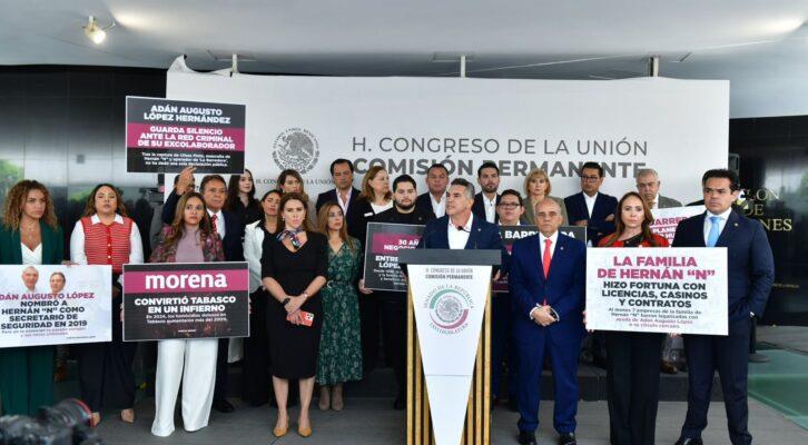 Renuncia solicitada a Adán Augusto López por presuntos vínculos con La Barredora Renuncia solicitada a Adán Augusto López por presuntos vínculos con La Barredora