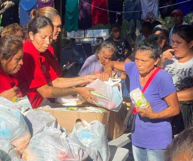 Lleva asociación comestibles a ampliación Benito Juárez Lleva asociación comestibles a ampliación Benito Juárez