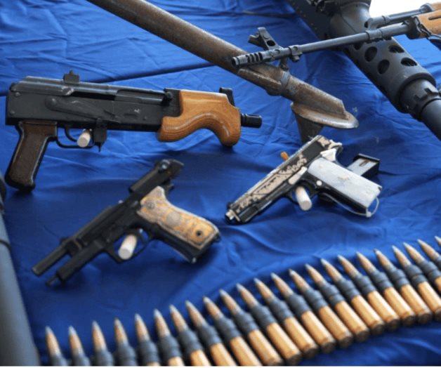 Continúa la CBP incautando armas que fluyen al sur