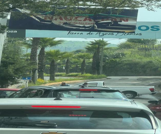 Dispositivo de seguridad activo en carretera de Atizap&aacute;n