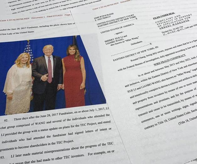 Mujer estafó a inversores para apoyar la campaña de Trump