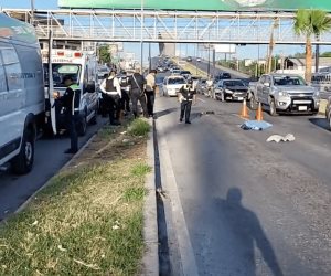 hombre pierde la vida al ser arrollado por un vehículo que se dio a la fuga.