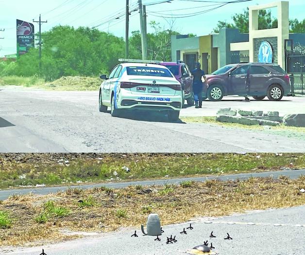 Reh&uacute;yen a ponchallantas y los infracciona Tr&aacute;nsito