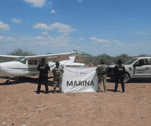 Detenido en Sonora tras aterrizar avioneta con metanfetamina
