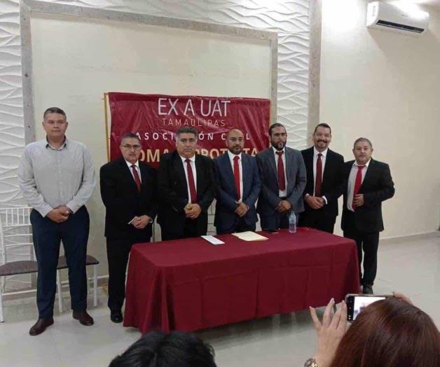 Rinde protesta coordinador de la Asociación EX a UAT