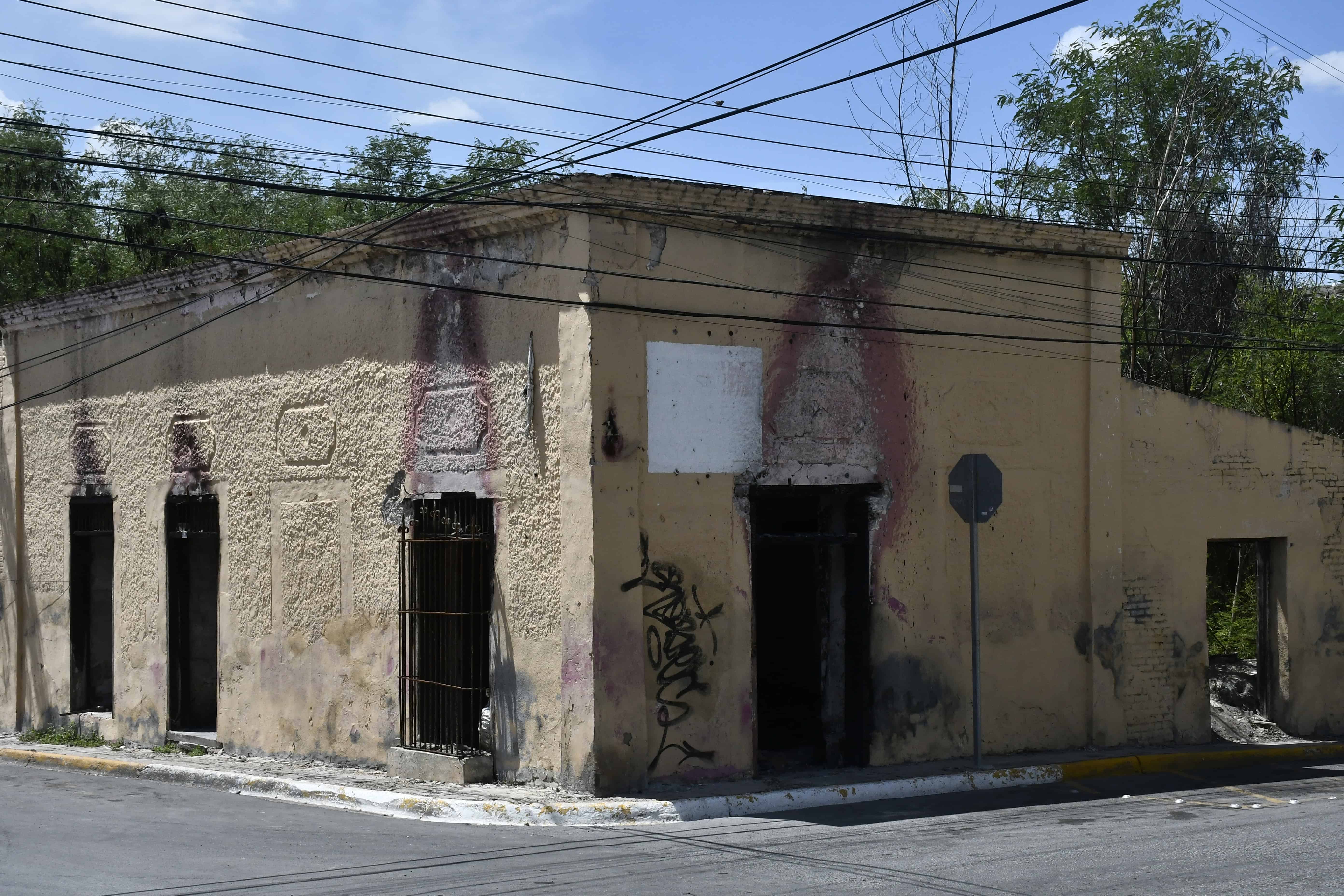 Cruce de las calles Porfirio Díaz y Zaragoza.
