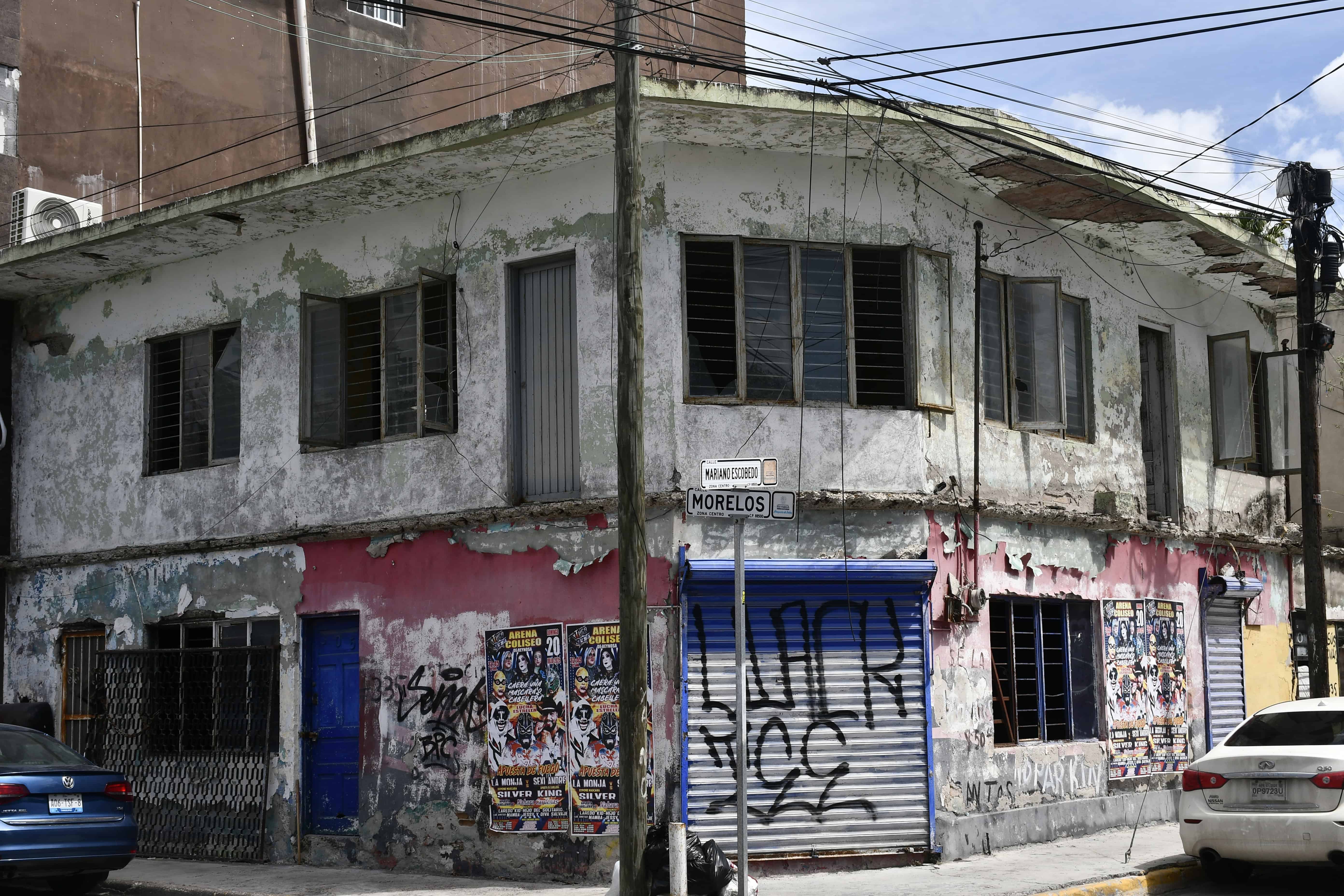 Cruce de las calles Morelos y Escobedo.