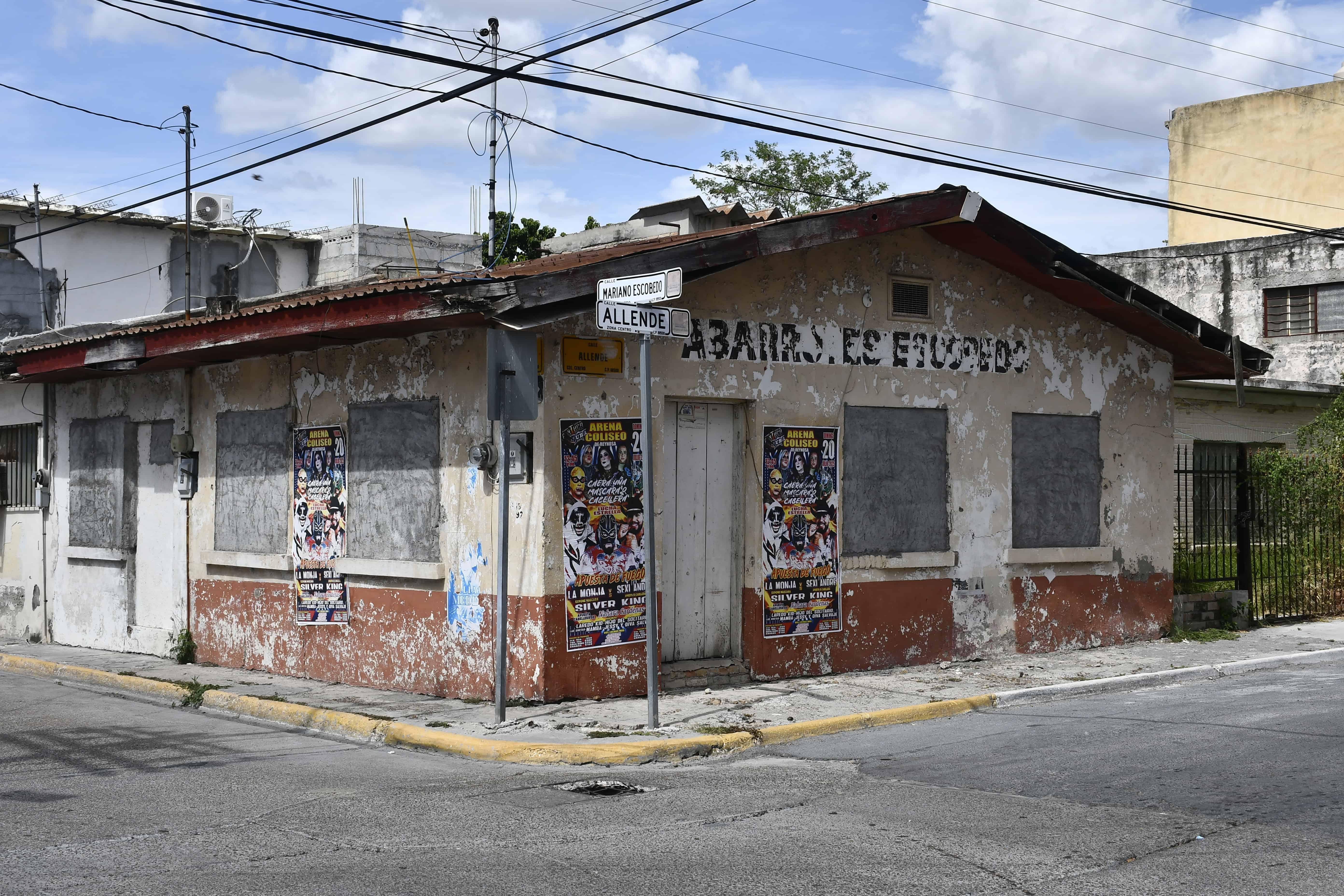 Casa abandonada ubicada en Allende y Escobedo.