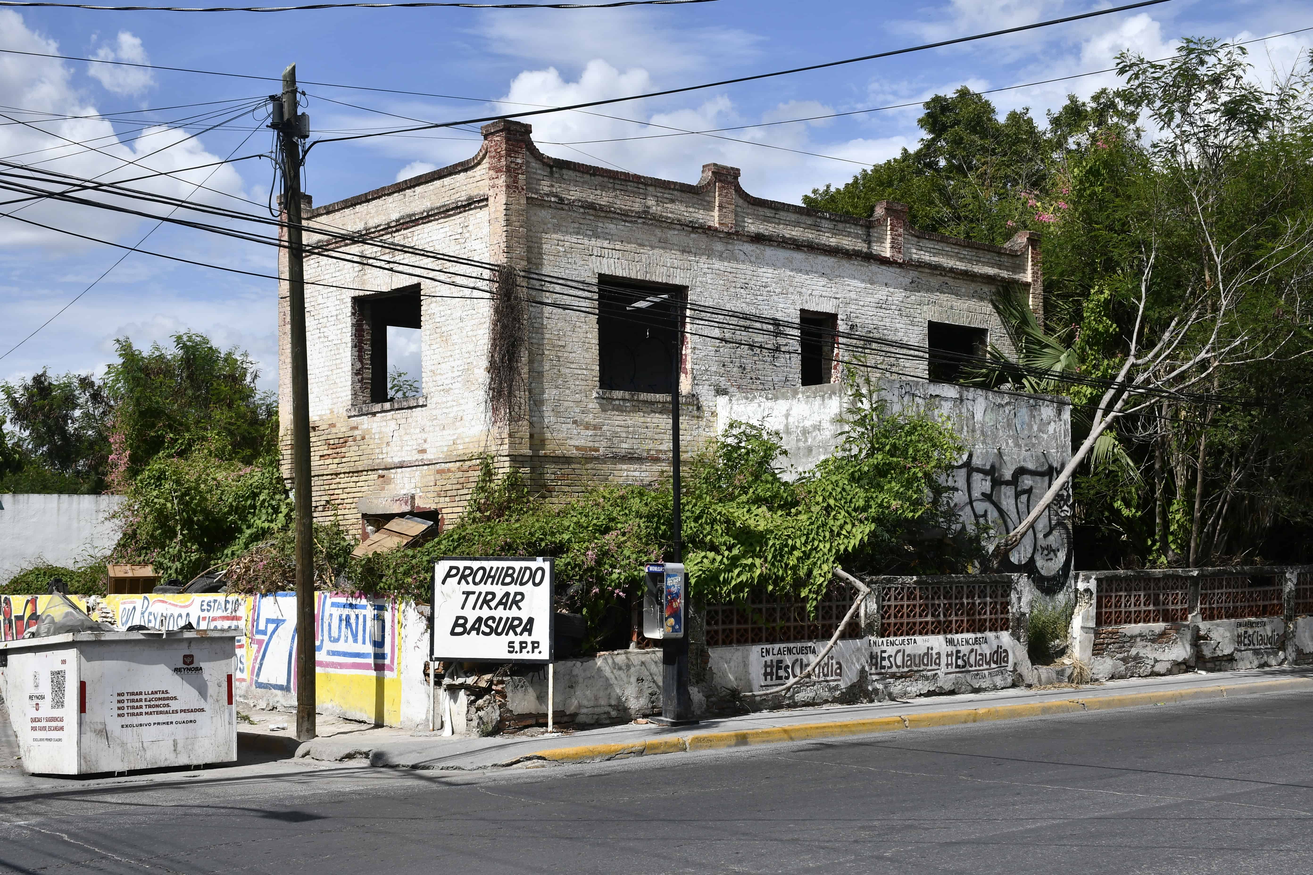 Casa en la calle Aldama. Utilizada por hombres en condición en calle.