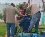 Instalan nueva bomba  en planta potabilizadora