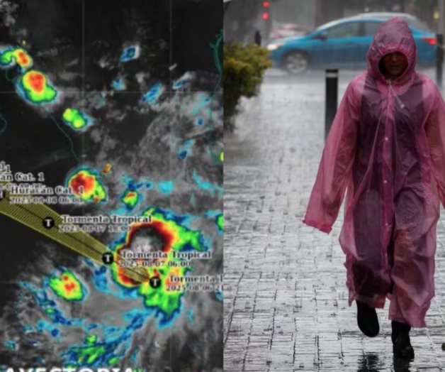 Lluvias intensas en M&eacute;xico por paso de tormenta tropical "Ivo"