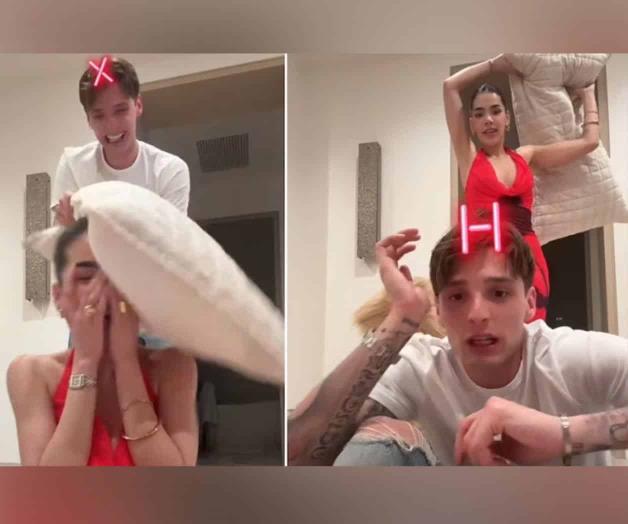 Peso Pluma y Kenia Os presumen su noviazgo con juego viral