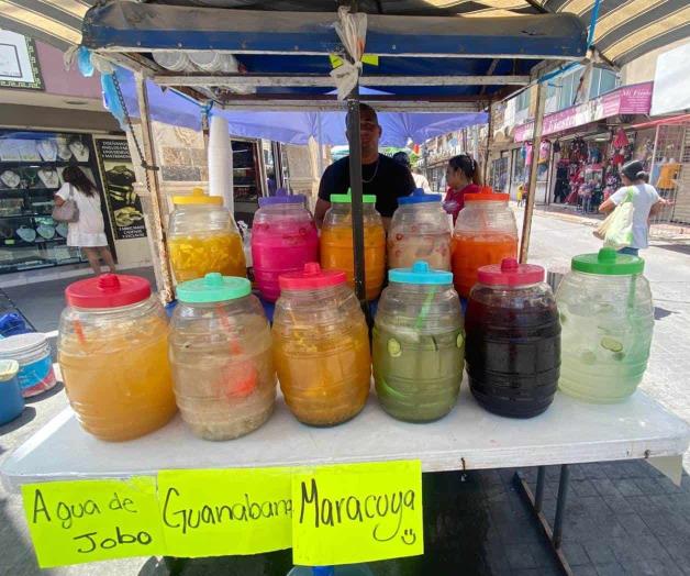 Aumentan ventas de aguas frescas