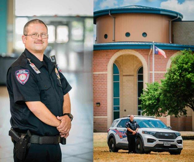 Regresa el oficial Pe&ntilde;a al Distrito Escolar La Grulla