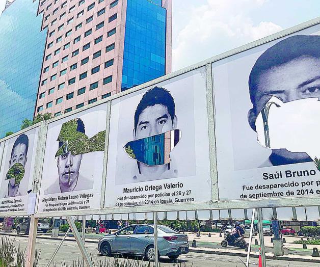 Vandalizan monumento de los 43 de Ayotzinapa