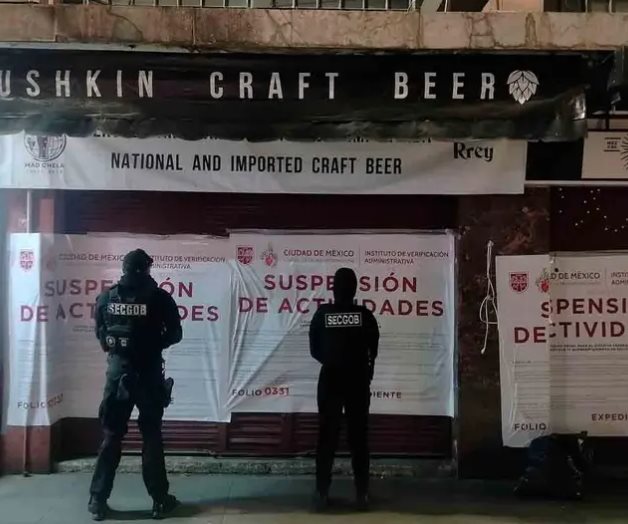 Clausuras y detenciones tras operativo en CDMX