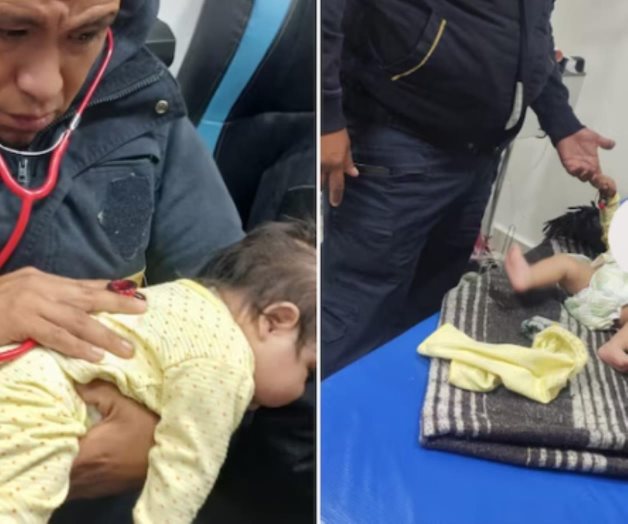 Rescatan a beb&eacute; abandonado en Ecatepec
