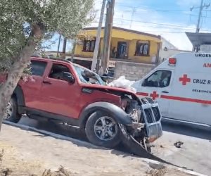 Se registra un accidente vehicular en el boulevard Rodolfo Garza Cantú