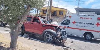 Se registra un accidente vehicular en el boulevard Rodolfo Garza Cantú