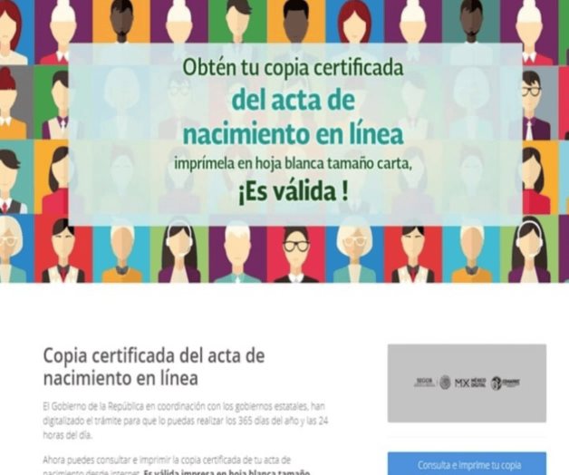 Plataforma Nacional del Registro Civil agiliza trámite de actas de nacimiento