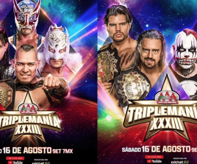 Triplemanía XXXIII: Cartelera de lucha libre con WWE en la Arena Ciudad de México Triplemanía XXXIII: Cartelera de lucha libre con WWE en la Arena Ciudad de México