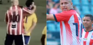 Agresión de Bofo Bautista marca juego de leyendas entre Chivas y América
