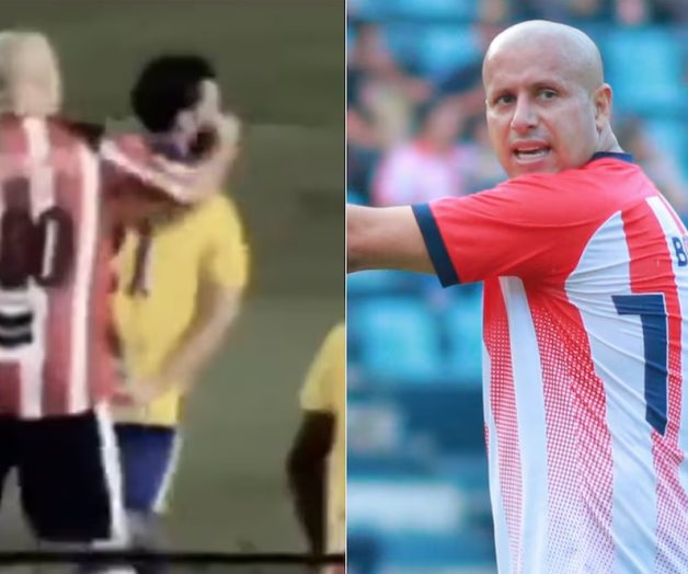 Agresión de Bofo Bautista marca juego de leyendas entre Chivas y América