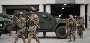 Guardia Nacional de EE. UU. ensaya operativo en Los Ángeles