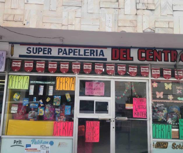 Listas las papelerias para regreso a clases Listas las papelerias para regreso a clases