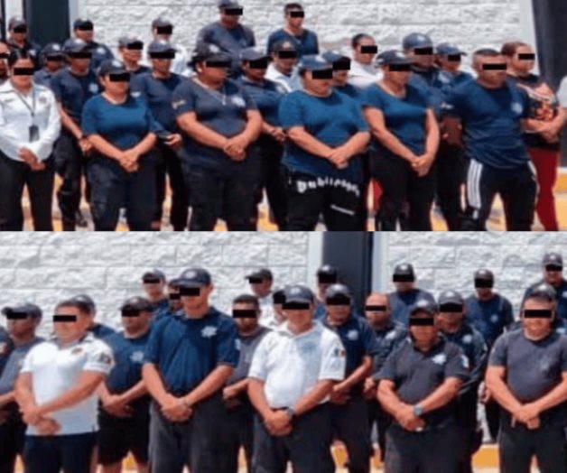 Detenidos 59 polic&iacute;as de Cintalapa en operativo