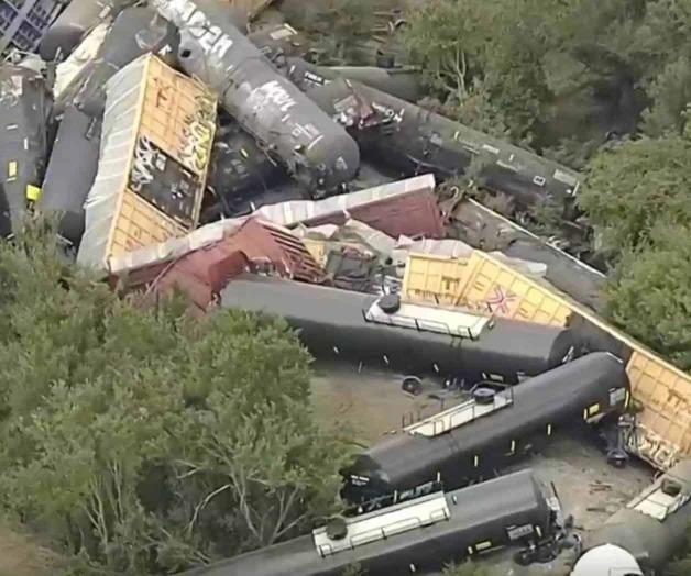 Descarrilamiento de tren en Texas sin heridos