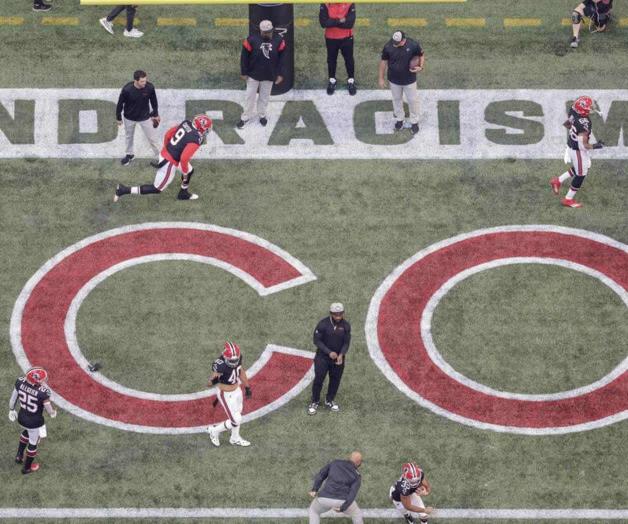 Equipos de la NFL transmitirán mensajes de justicia social en zonas de anotación Equipos de la NFL transmitirán mensajes de justicia social en zonas de anotación
