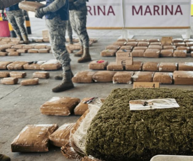 Marina asegura 330 kilos de marihuana en puerto de Veracruz