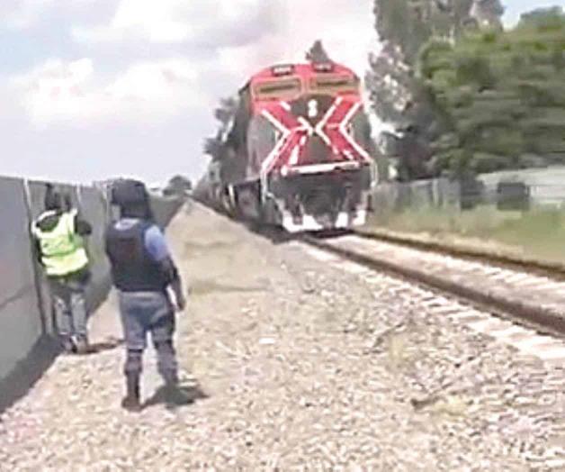 Liberan tren en Irapuato