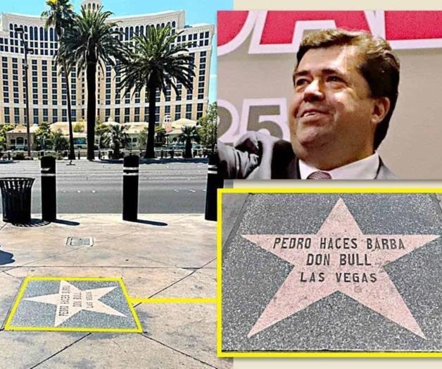 Pedro Haces, diputado de Morena, recibe estrella en Las Vegas por corridas sin sangre