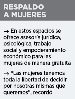 Inaugura espacio de apoyo para mujeres