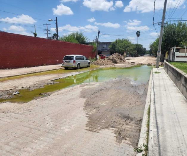 Reportan fuga en pared de vivienda