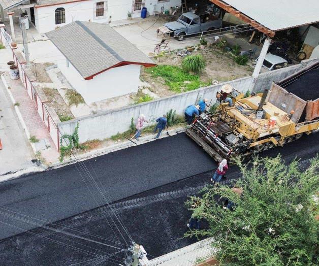Finalizan trabajos de pavimentación Finalizan trabajos de pavimentación