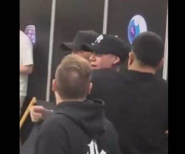 Conato de bronca entre Dharius y Santa Fe Klan en festival Dale Mixx 2025 Conato de bronca entre Dharius y Santa Fe Klan en festival Dale Mixx 2025