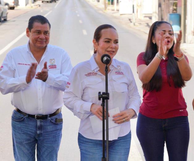 Entregan más pavimentaciones en Nuevo Laredo Entregan más pavimentaciones en Nuevo Laredo