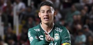 James Rodríguez en espera de definir su futuro en México