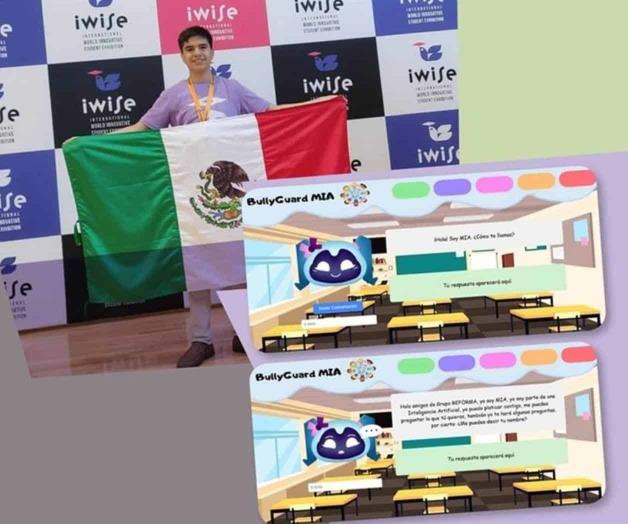 Joven mexicano crea IA para combatir el bullying escolar Joven mexicano crea IA para combatir el bullying escolar